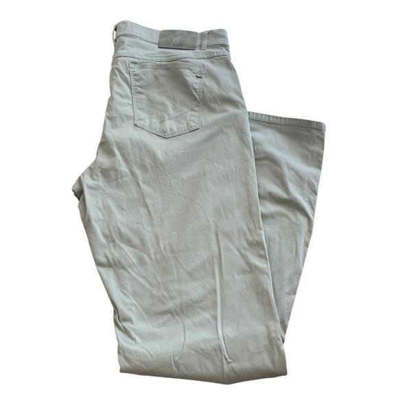 Brax Marathon Cooper Pants Lightweight Green Mens Size 38/34 - Picture 1 of 10